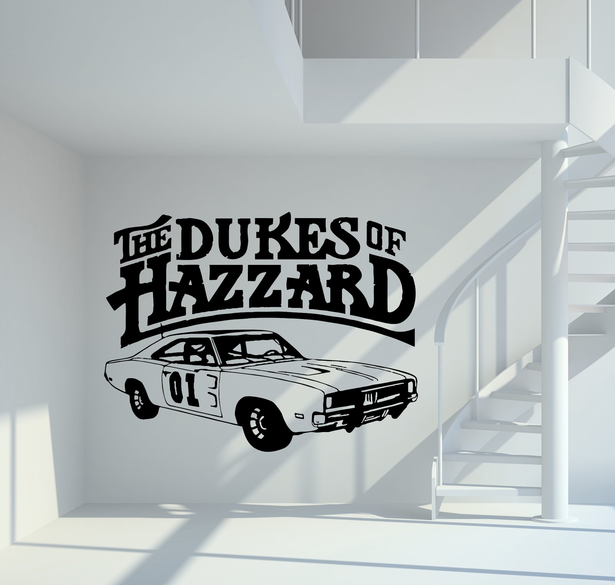 46245 General Lee-The Dukes of Hazard Wandtattoo